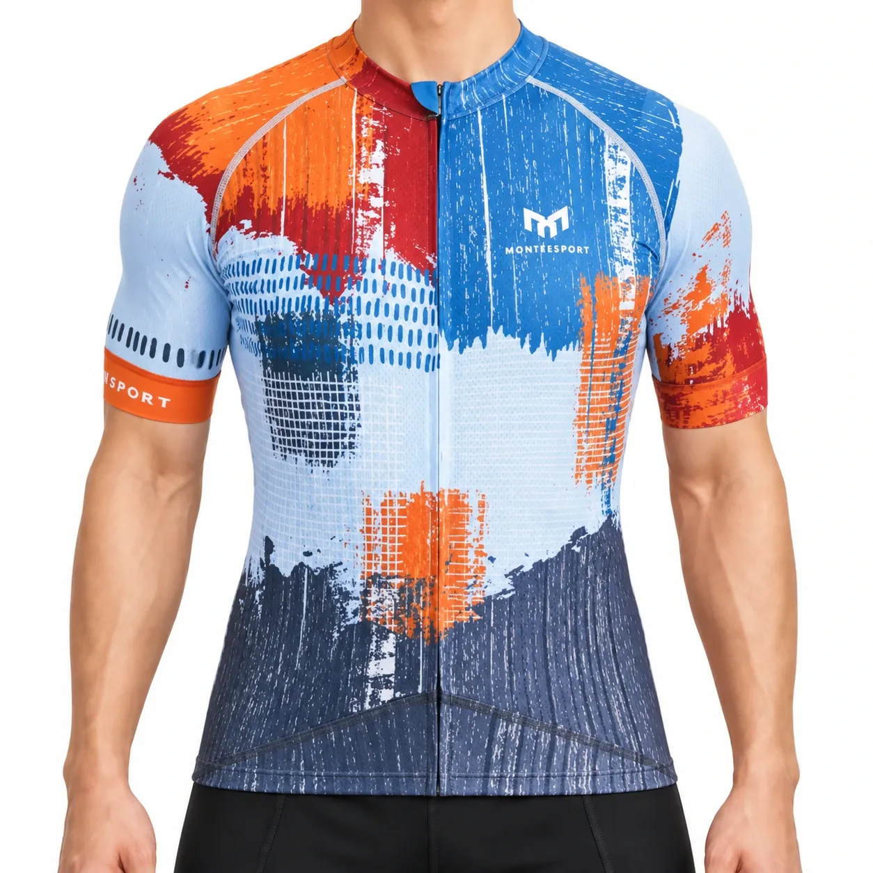 Art of Speed — Washing Blue — Men Cycling Short Sleeve