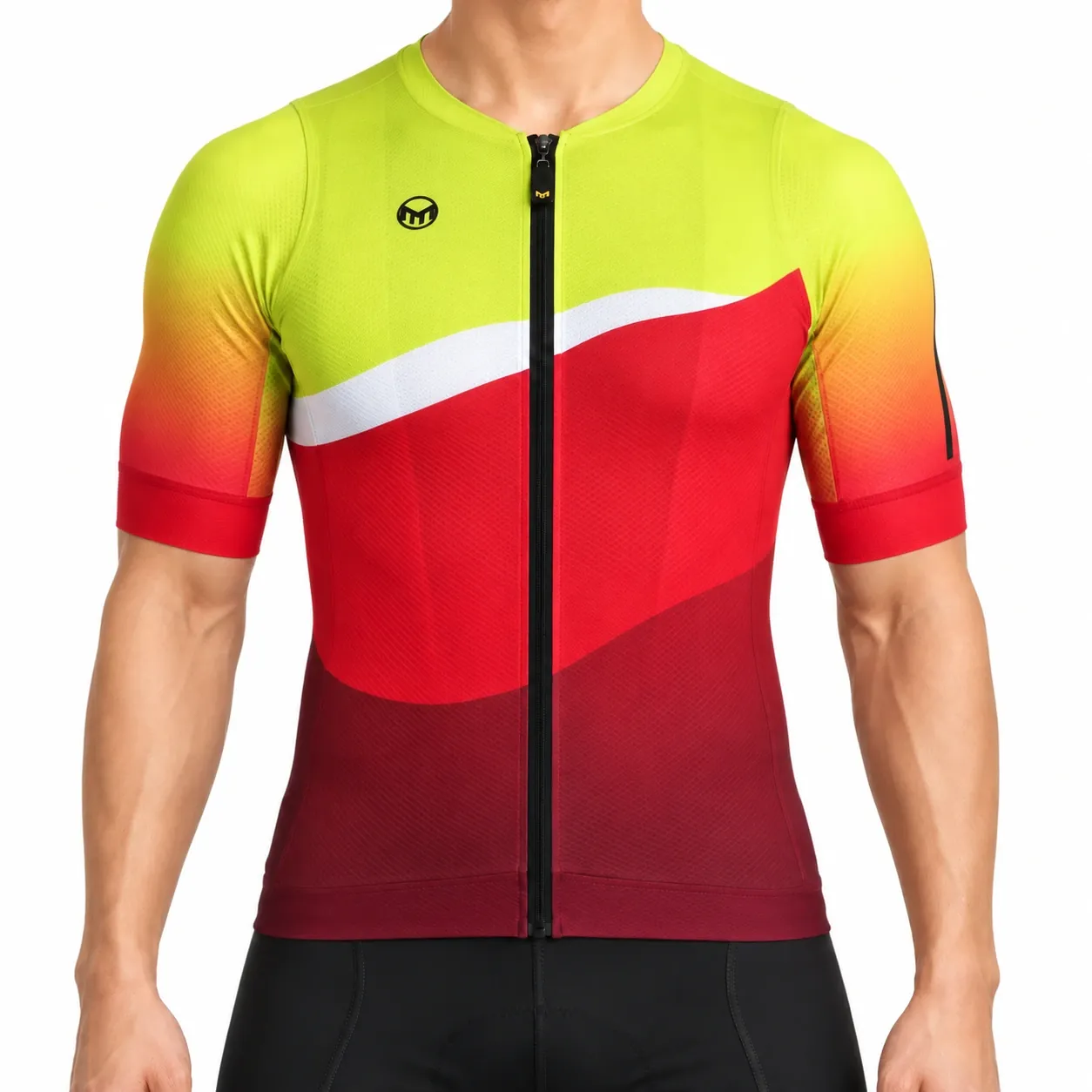 Colour of Nature — Sunset Sky — Unisex Cycling Short Sleeve