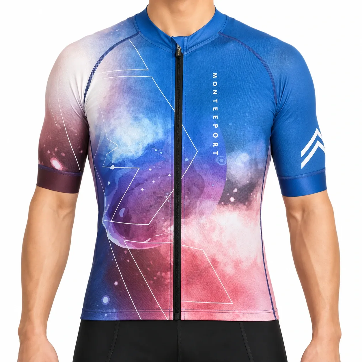 Galaxy — Pluto — Men Cycling Short Sleeve