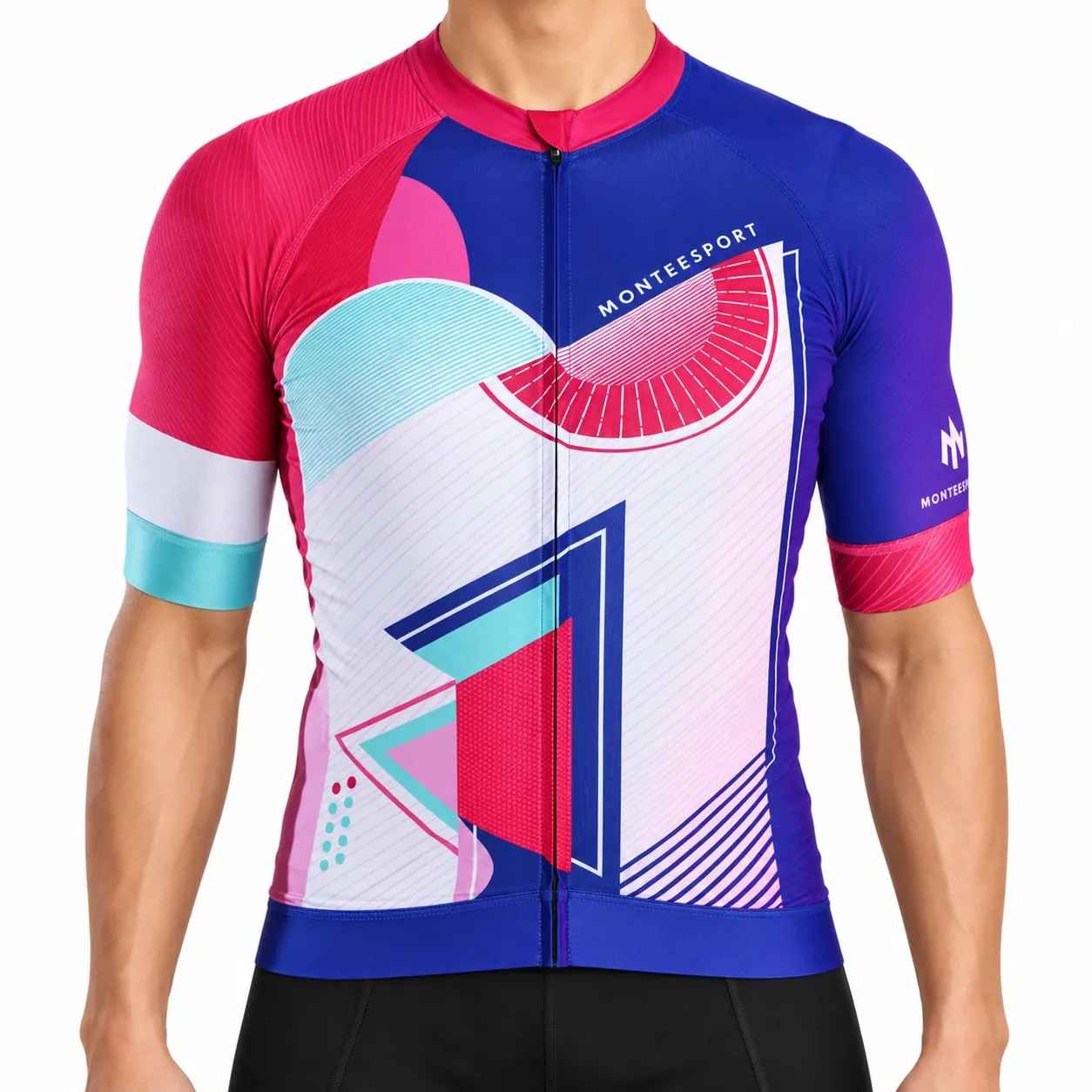 Mark 03 — Eclectic Blue — Men Cycling Short Sleeve