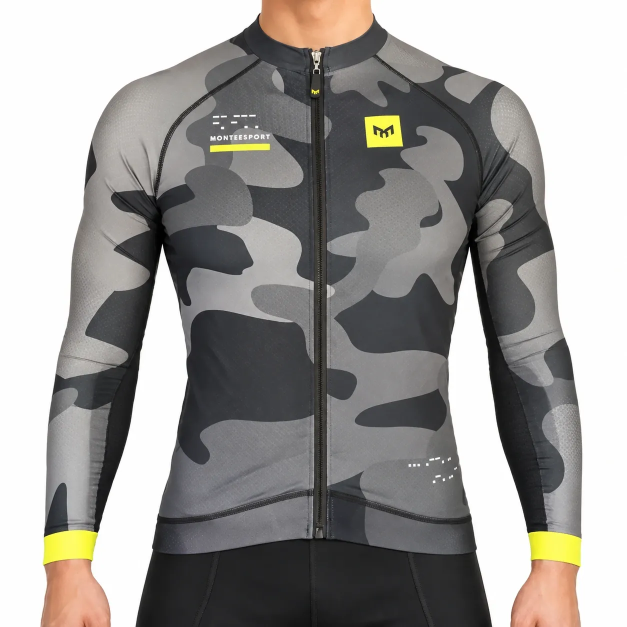 Camo — Desert Brown — Men Cycling Long Sleeve