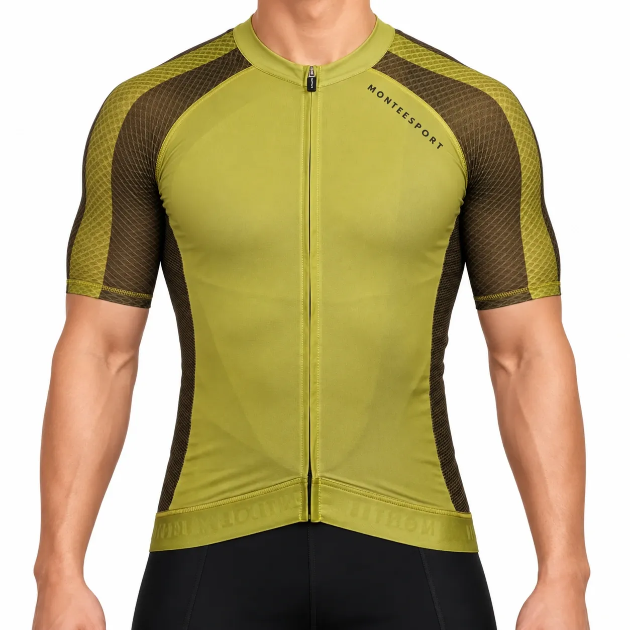 Spectrum — Olive — Men Cycling Short Sleeve