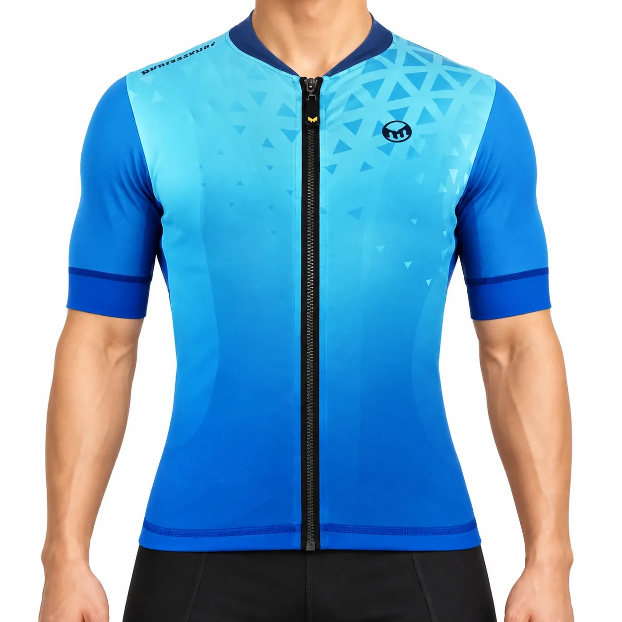 Trine — Arctic Blue — Unisex Cycling Short Sleeve