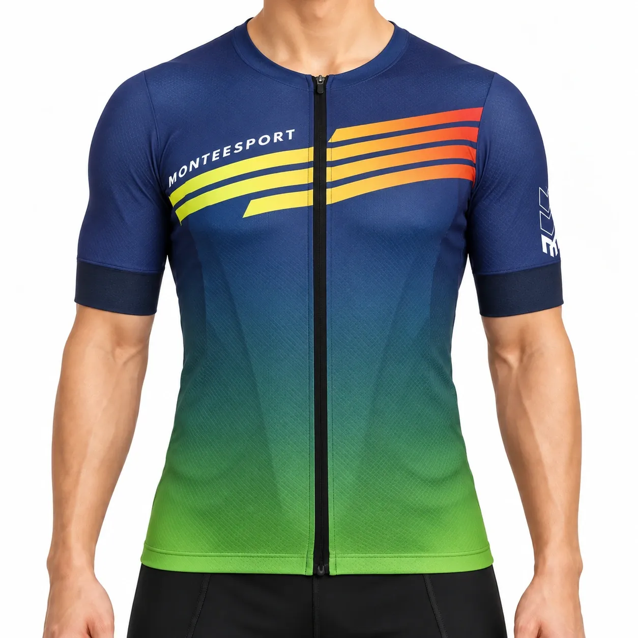 Speed — Blue — Men Cycling Short Sleeve