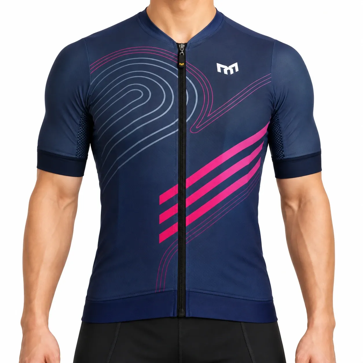 Swain — Blue — Men Cycling Short Sleeve