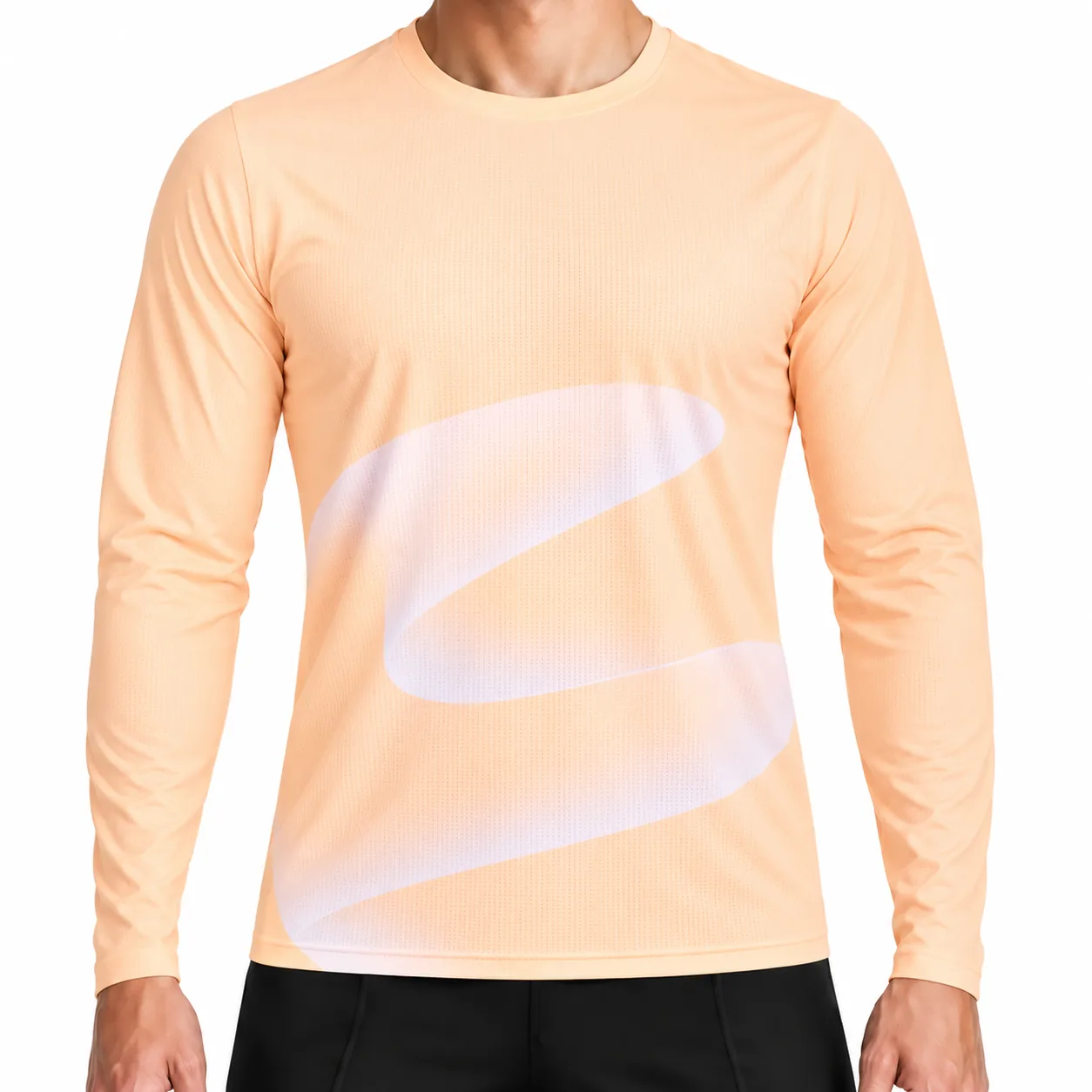 Fluid Motion Long Sleeve front, Solar Dawn