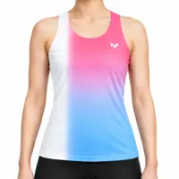 Gradient Running Singlet — Pink — women