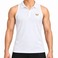 Padel Move Essentials sleeveless polo front