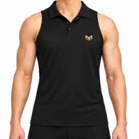 Padel Move Essentials sleeveless polo front