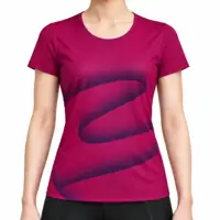 Fluid Motion T-Shirt front, Crimson Pulse